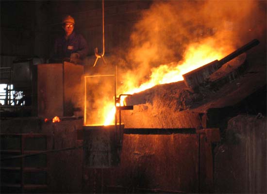 Fault examples of induction furnace 12
