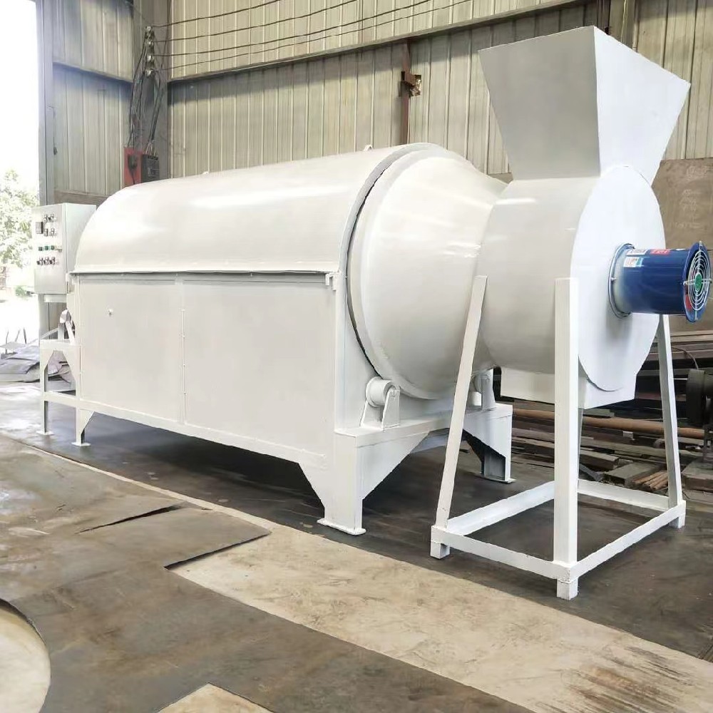 Industrial rotary drum dryer for wood saw dust sand corn rice grain dryer